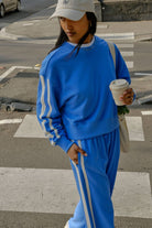 Buy Ceres Life - Sasha Sporty Slouchy Crew - Marine Blue by Ceres Life - at Hamish + Grace