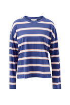 Buy Ceres Life - Scout Slouchy Long Sleeve Tee - Washed Navy/Pink Clay by Ceres Life - at Hamish + Grace