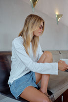 Buy Ceres Life - Scout Slouchy Long Sleeve Tee - White by Ceres Life - at Hamish + Grace