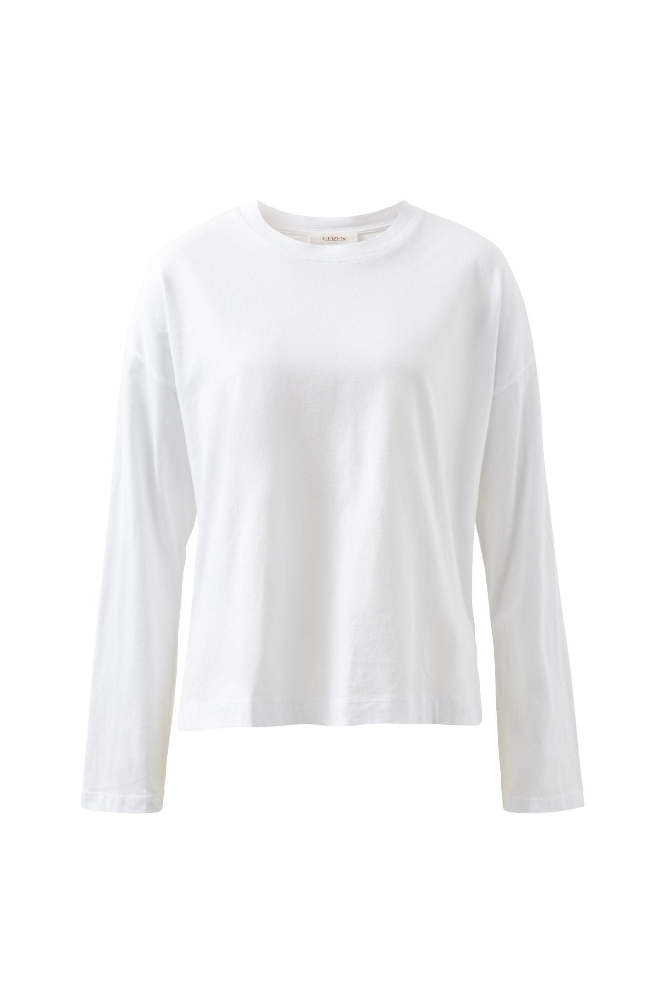 Buy Ceres Life - Scout Slouchy Long Sleeve Tee - White by Ceres Life - at Hamish + Grace