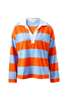 Buy Ceres Life - Shelby Slouchy Rugby Top - Sky Blue/Flame Stripe by Ceres Life - at Hamish + Grace