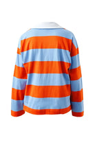 Buy Ceres Life - Shelby Slouchy Rugby Top - Sky Blue/Flame Stripe by Ceres Life - at Hamish + Grace