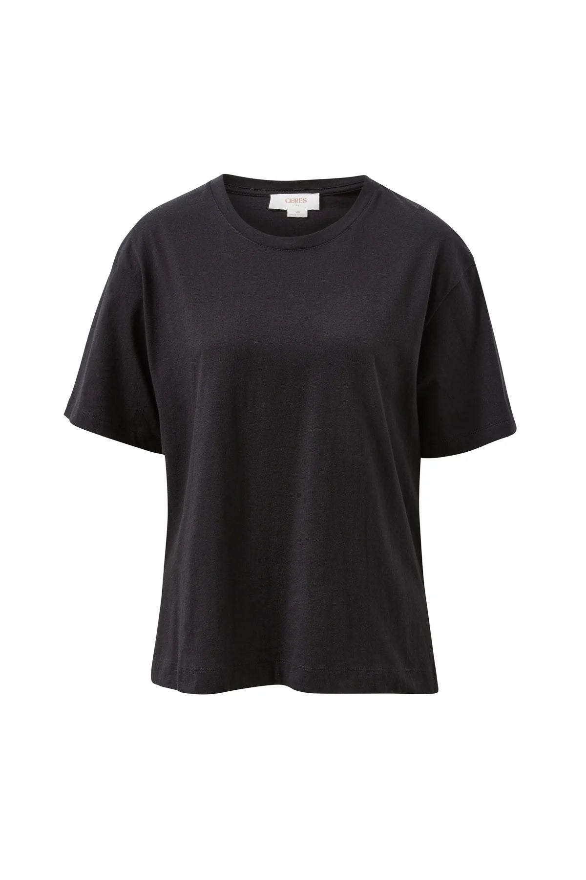 Buy Ceres Life - Stevie Slouchy Tee - Black by Ceres Life - at Hamish + Grace