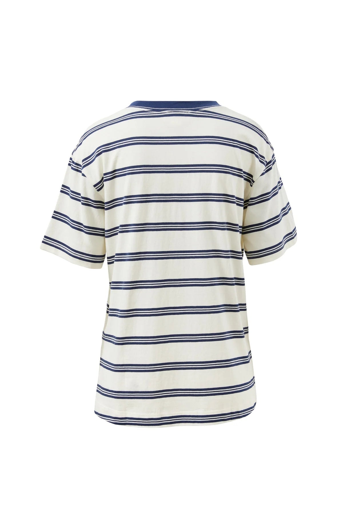 Buy Ceres Life - Stevie Slouchy Tee - Milk/Heritage Navy Stripe by Ceres Life - at Hamish + Grace