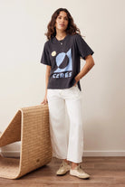 Buy Ceres Life - Stevie Slouchy Tee - phantom ceres moon by Ceres Life - at Hamish + Grace