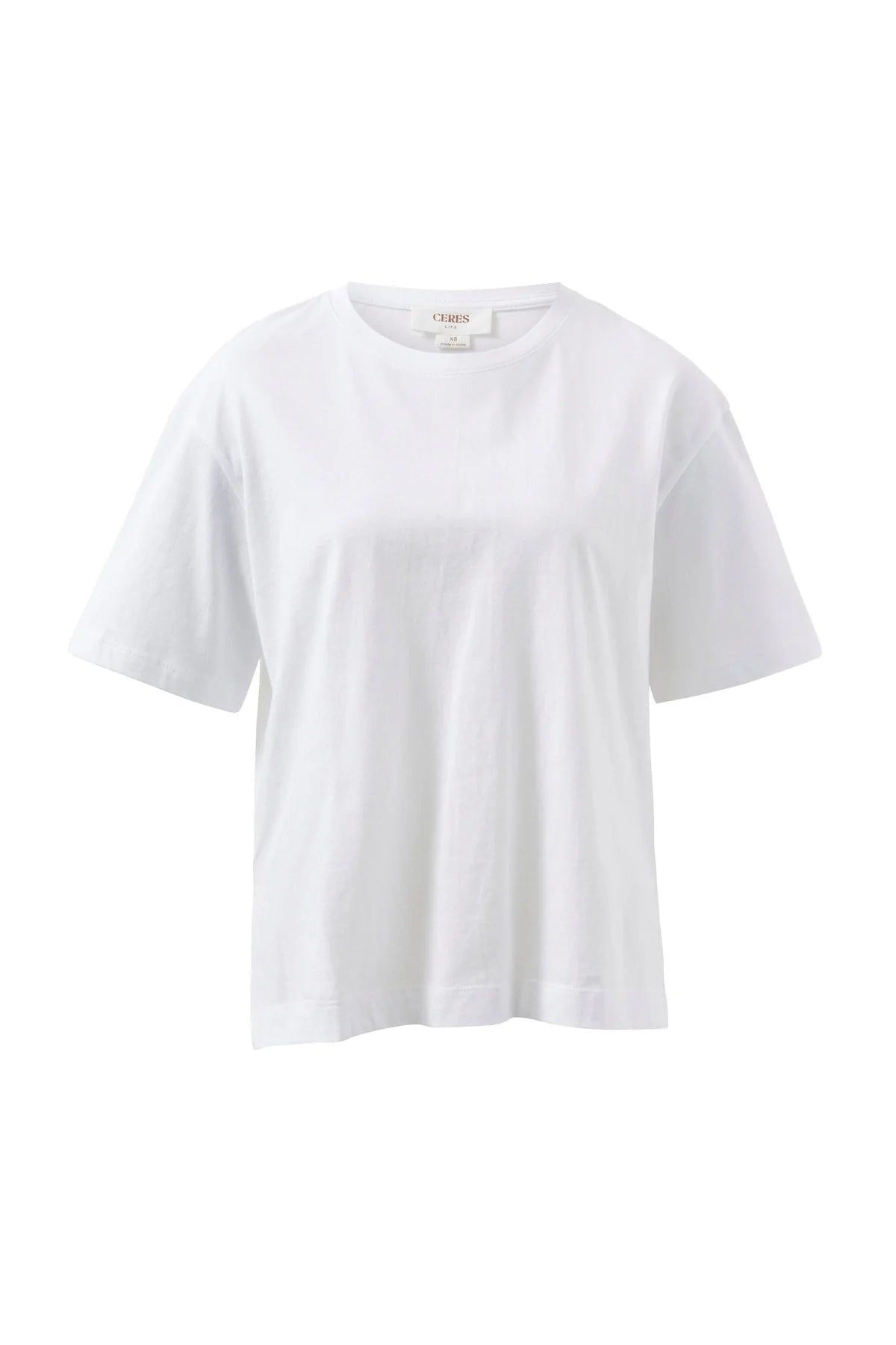 Buy Ceres Life - Stevie Slouchy Tee - White by Ceres Life - at Hamish + Grace