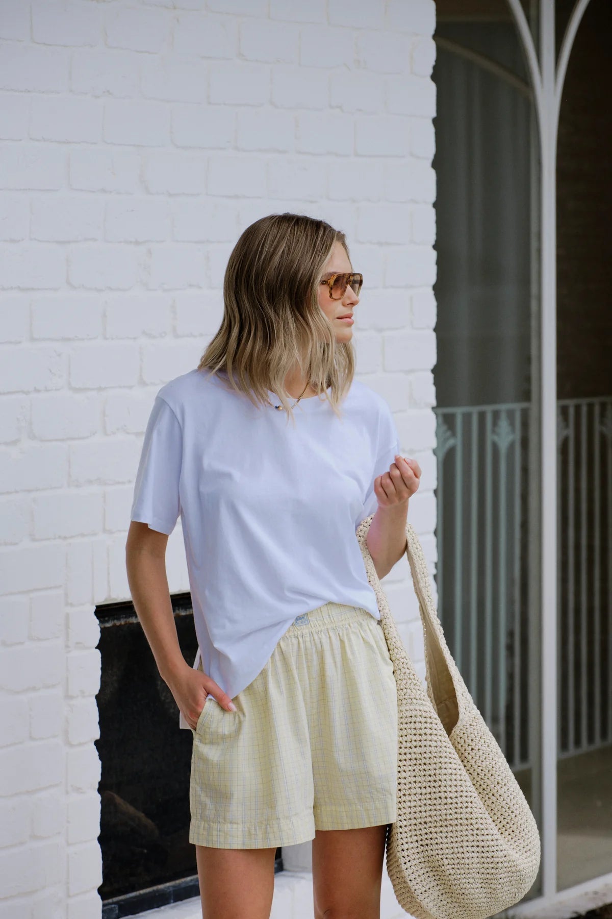 Buy Ceres Life - Stevie Slouchy Tee - White by Ceres Life - at Hamish + Grace