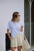 Buy Ceres Life - Stevie Slouchy Tee - White by Ceres Life - at Hamish + Grace