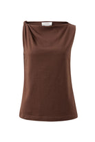 Buy Ceres Life - Tahlia Twist Strap Tank - Chocolate by Ceres Life - at Hamish + Grace