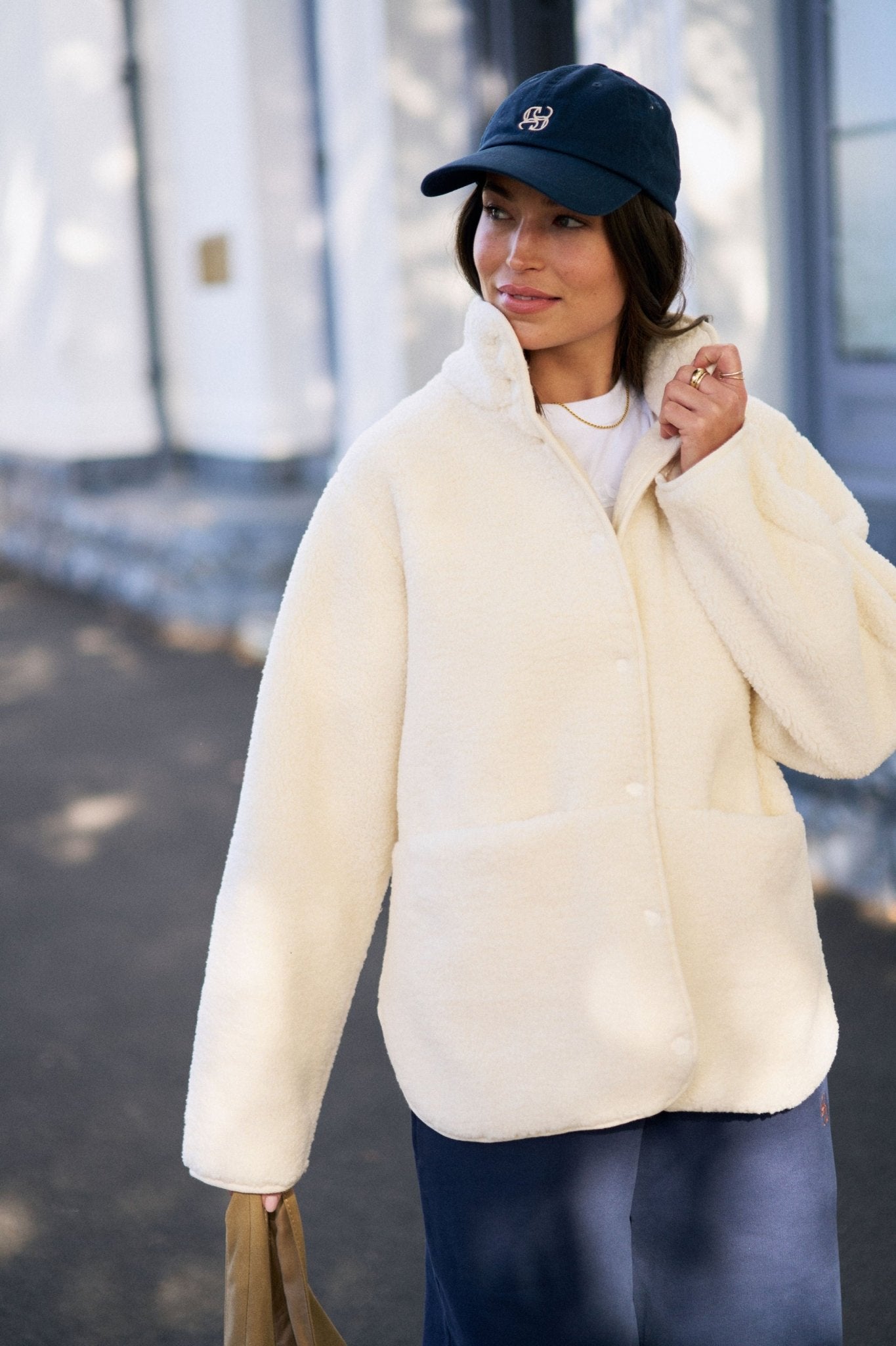 Buy Ceres Life - Teddy Jacket - Marshmallow by Ceres Life - at Hamish + Grace