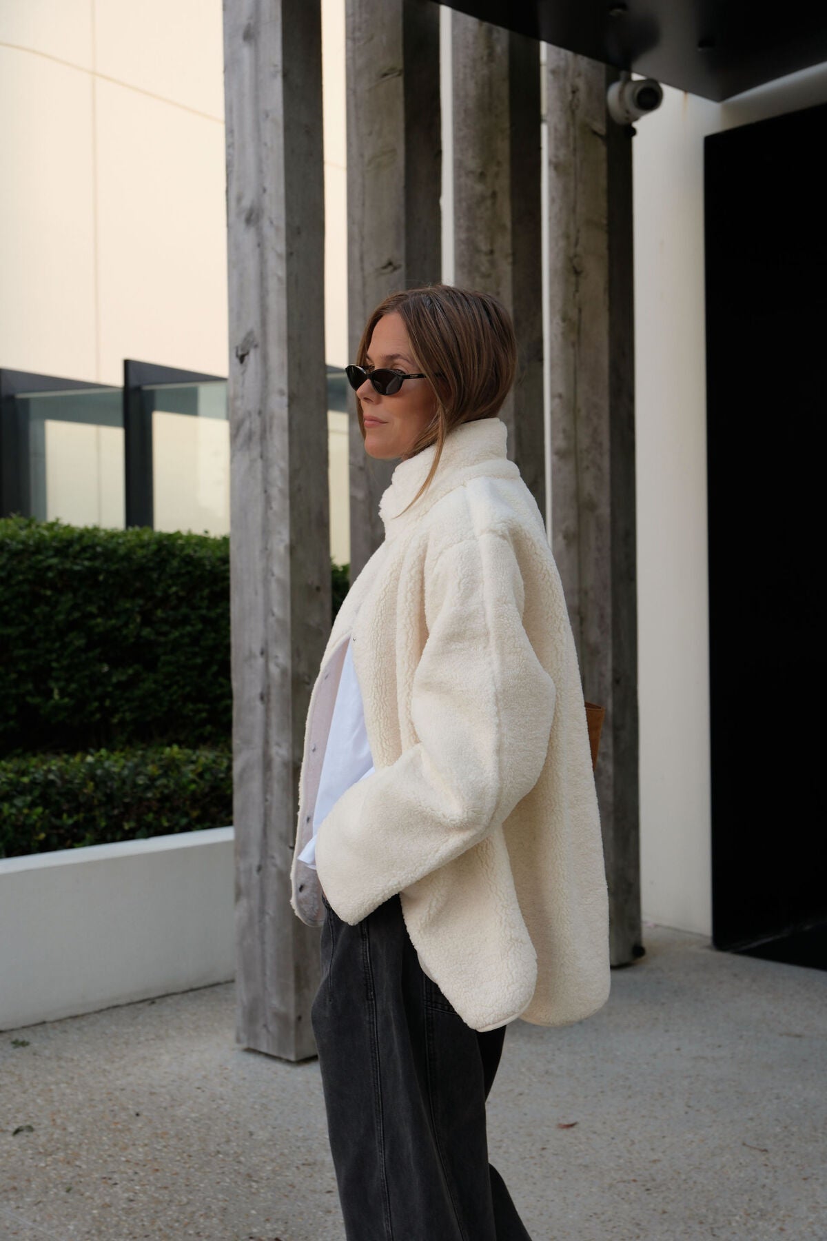 Buy Ceres Life - Teddy Jacket - Marshmallow by Ceres Life - at Hamish + Grace