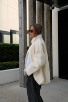 Buy Ceres Life - Teddy Jacket - Marshmallow by Ceres Life - at Hamish + Grace