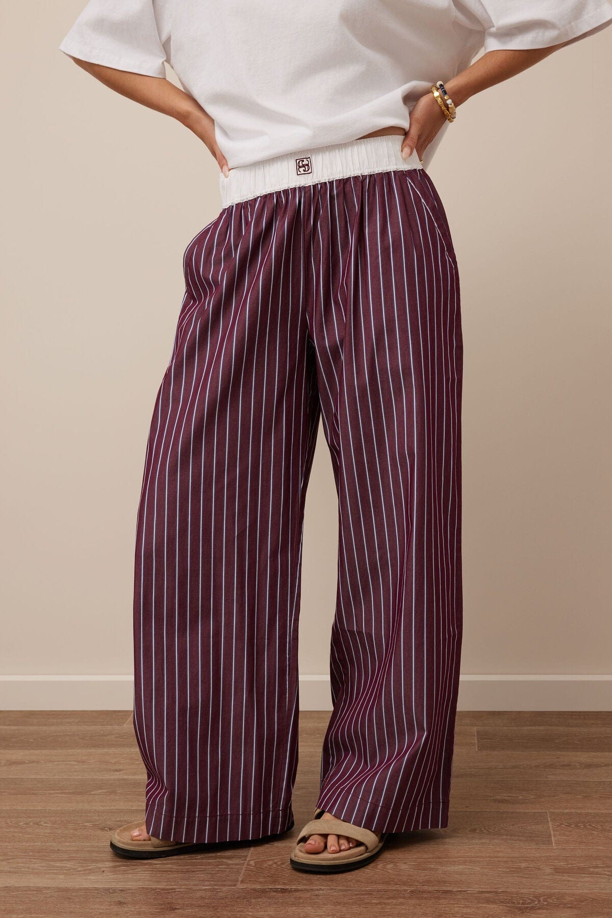 Buy Ceres Life - The Lounge Pant - Burgundy by Ceres Life - at Hamish + Grace