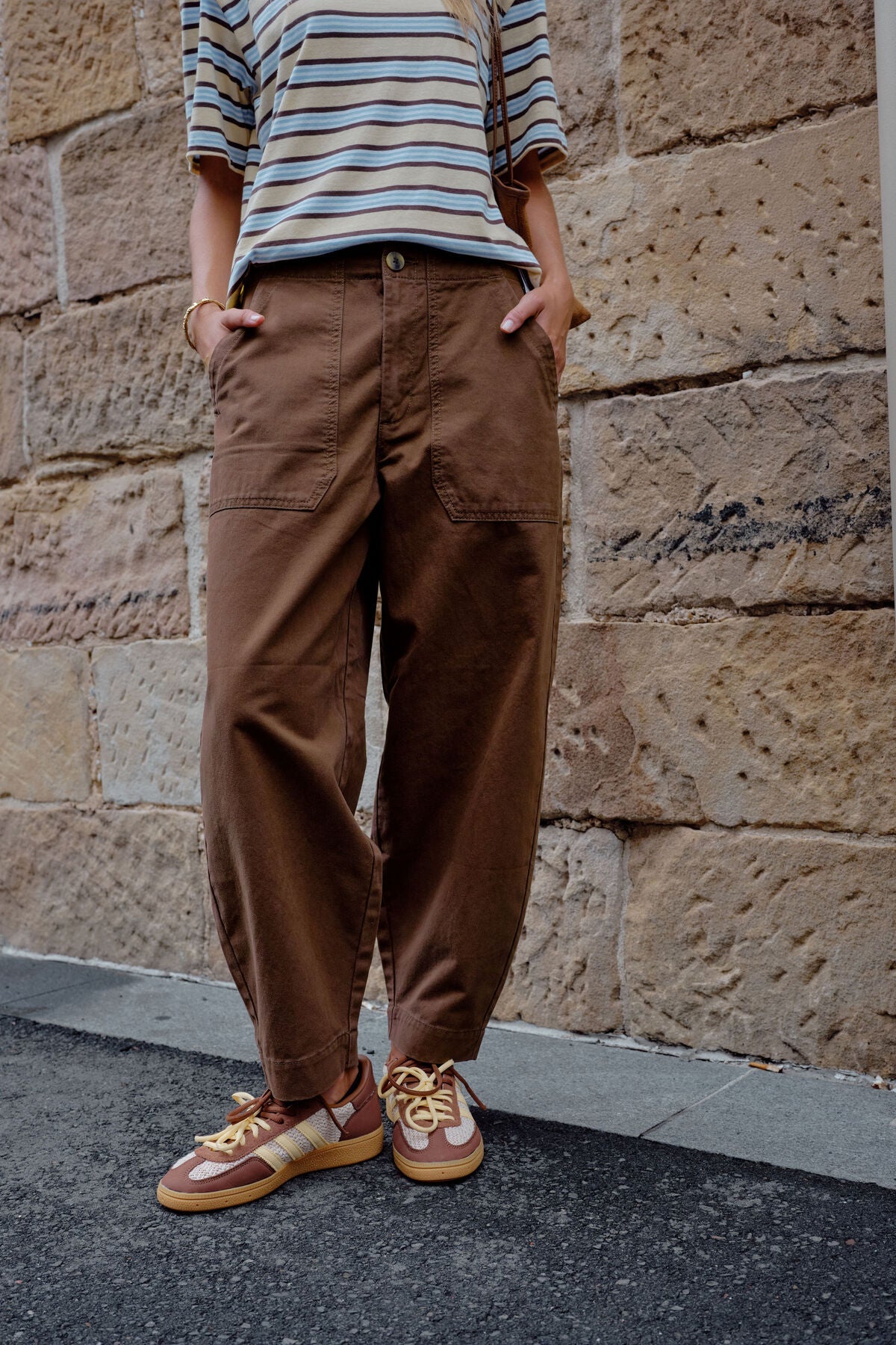 Buy Ceres Life - Weekender Pant/Winter Chocolate by Ceres Life - at Hamish + Grace