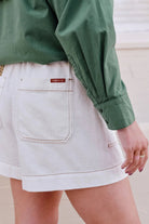 Buy Ceres Life - Weekender Short - Ecru by Ceres Life - at Hamish + Grace
