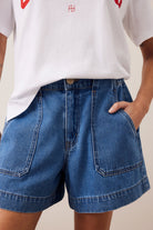 Buy Ceres Life - Weekender Short - Fresh Indigo by Ceres Life - at Hamish + Grace