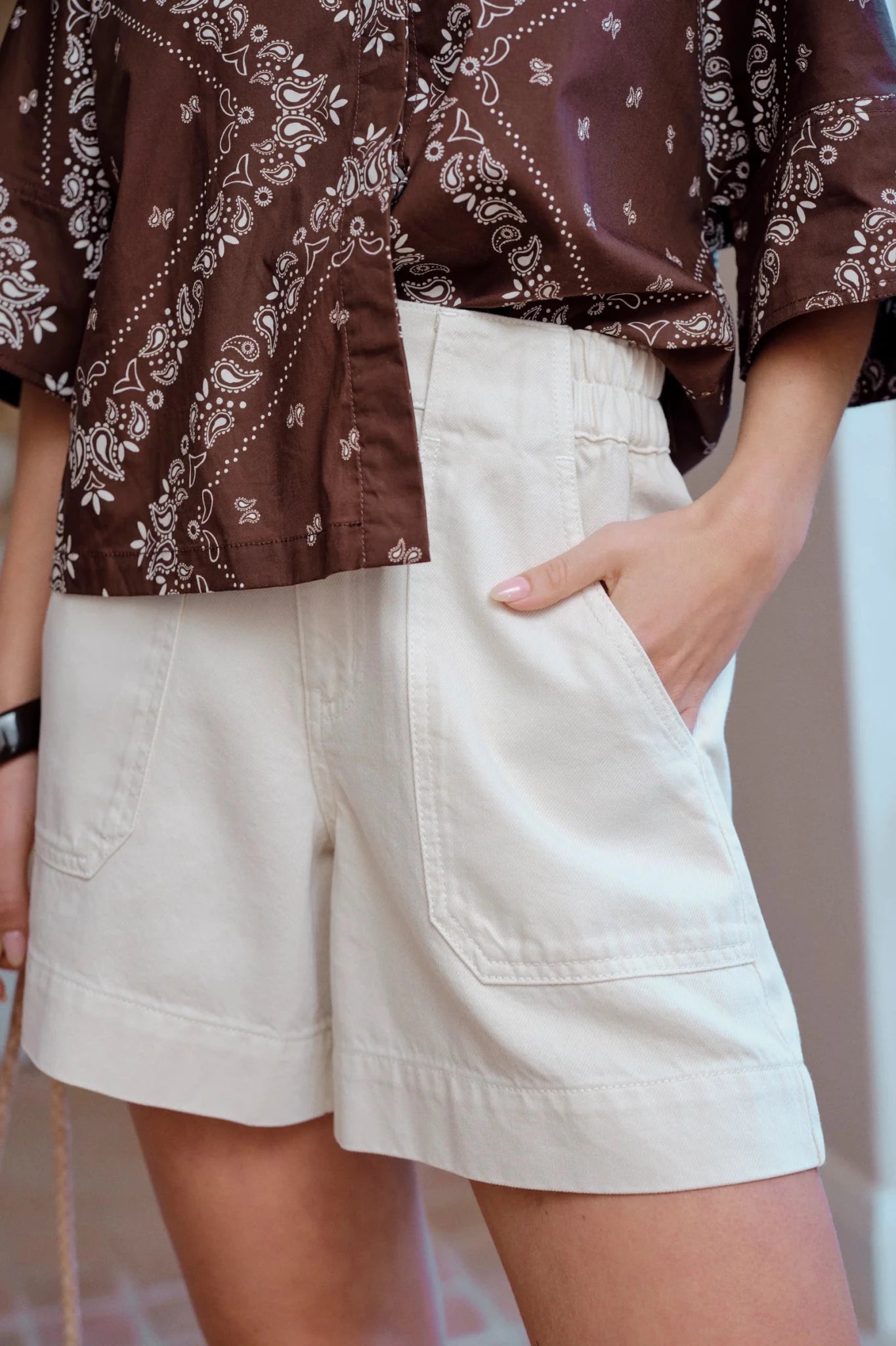 Buy Ceres Life - Weekender Short - Putty by Ceres Life - at Hamish + Grace
