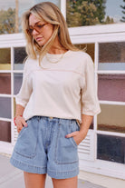 Buy Ceres Life - Weekender Short - Vintage Blue by Ceres Life - at Hamish + Grace
