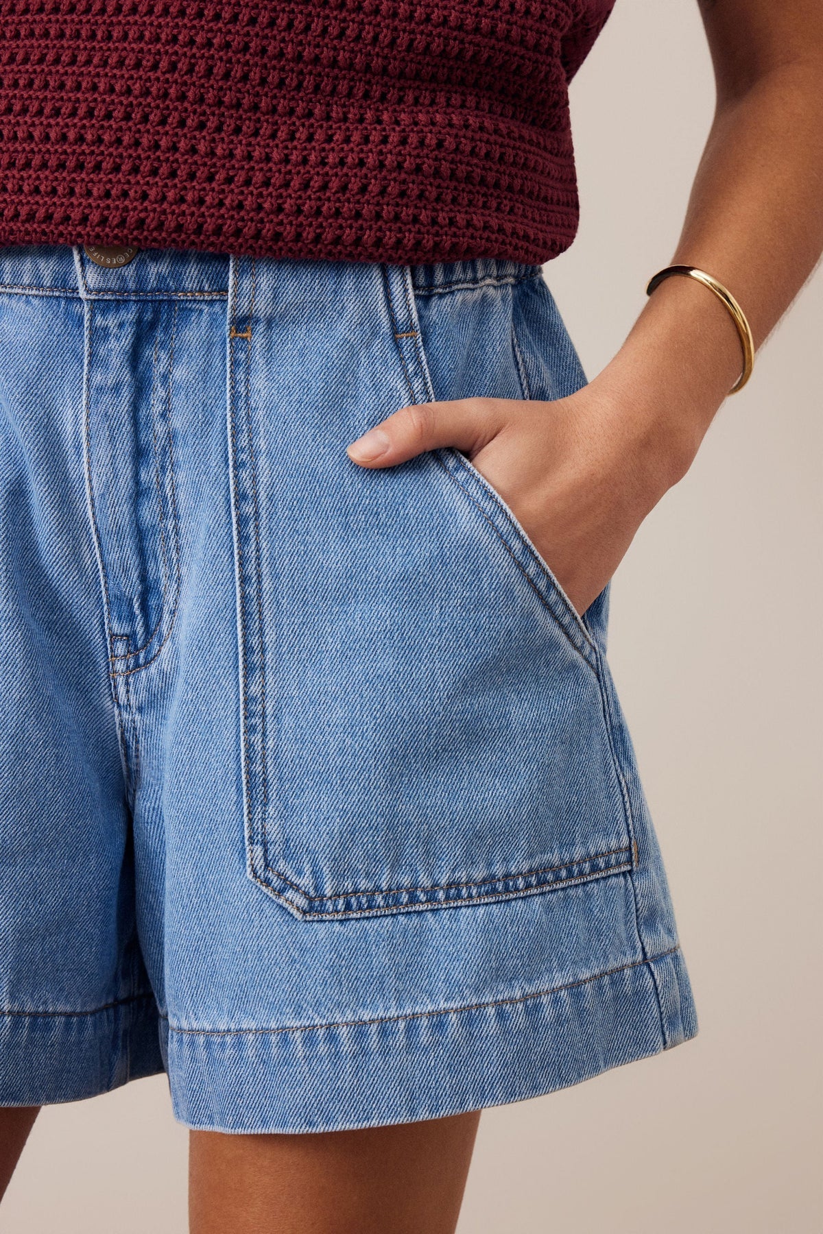 Buy Ceres Life - Weekender Short - Vintage Blue by Ceres Life - at Hamish + Grace