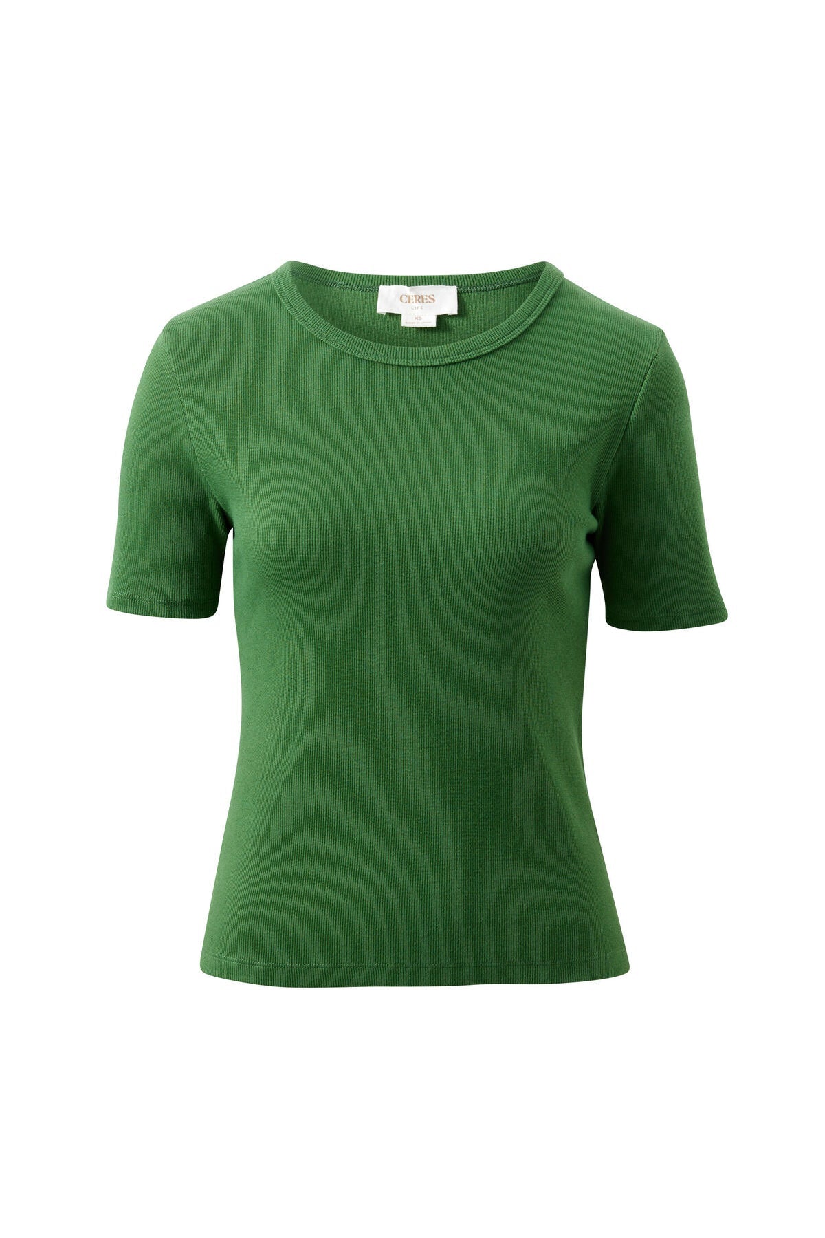 Buy Ceres - Luella Rib Tee - Green by Ceres Life - at Hamish + Grace