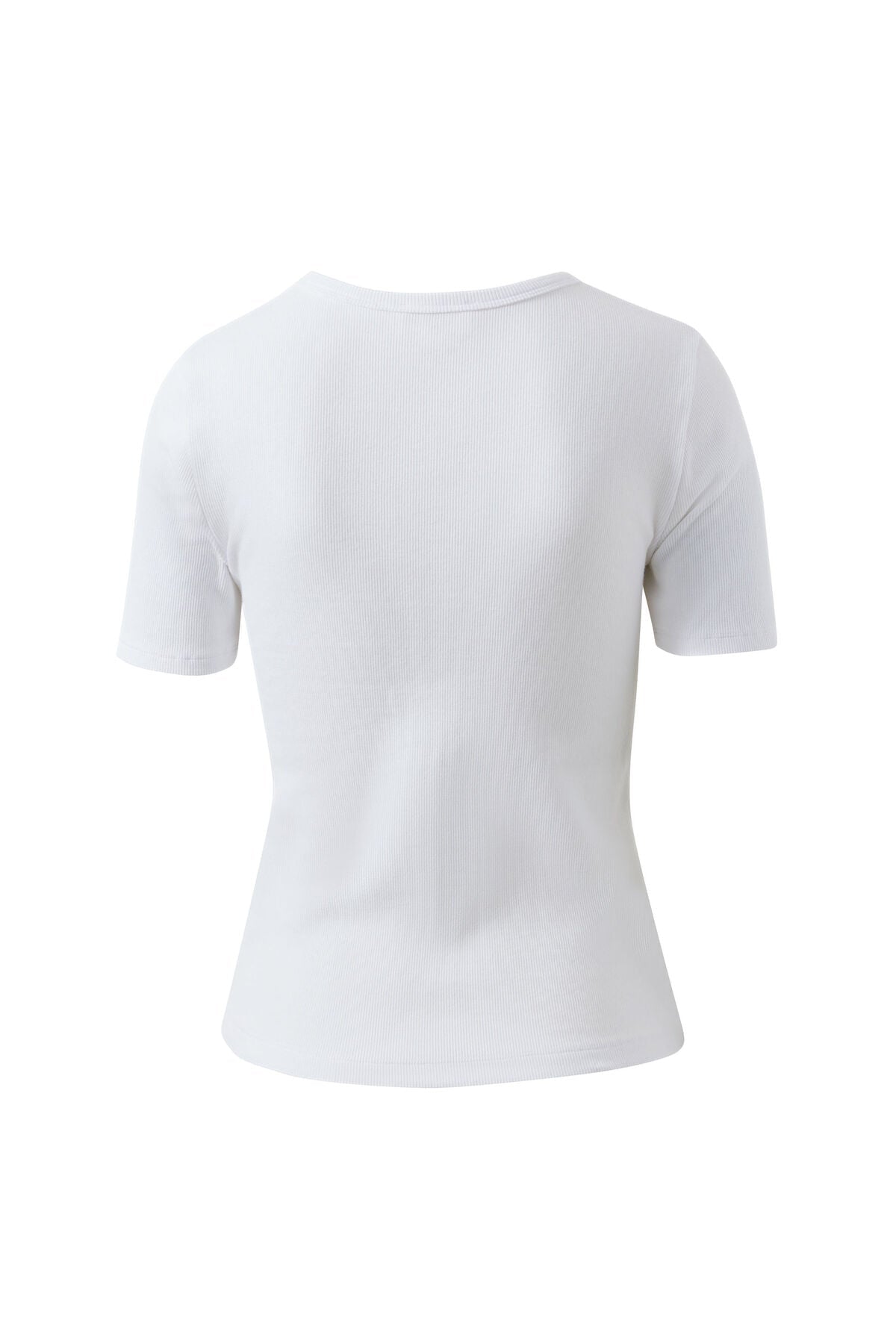 Buy Ceres - Luella Rib Tee - White by Ceres Life - at Hamish + Grace