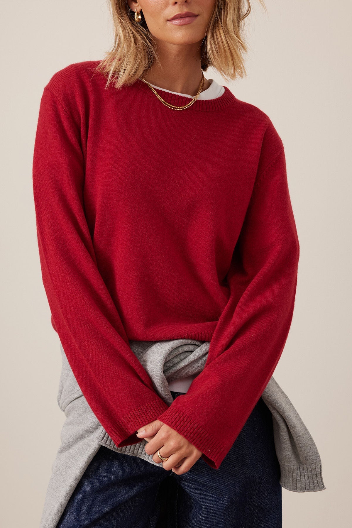 Buy Ceres - Ness Knit Pullover - Chilli by Ceres Life - at Hamish + Grace