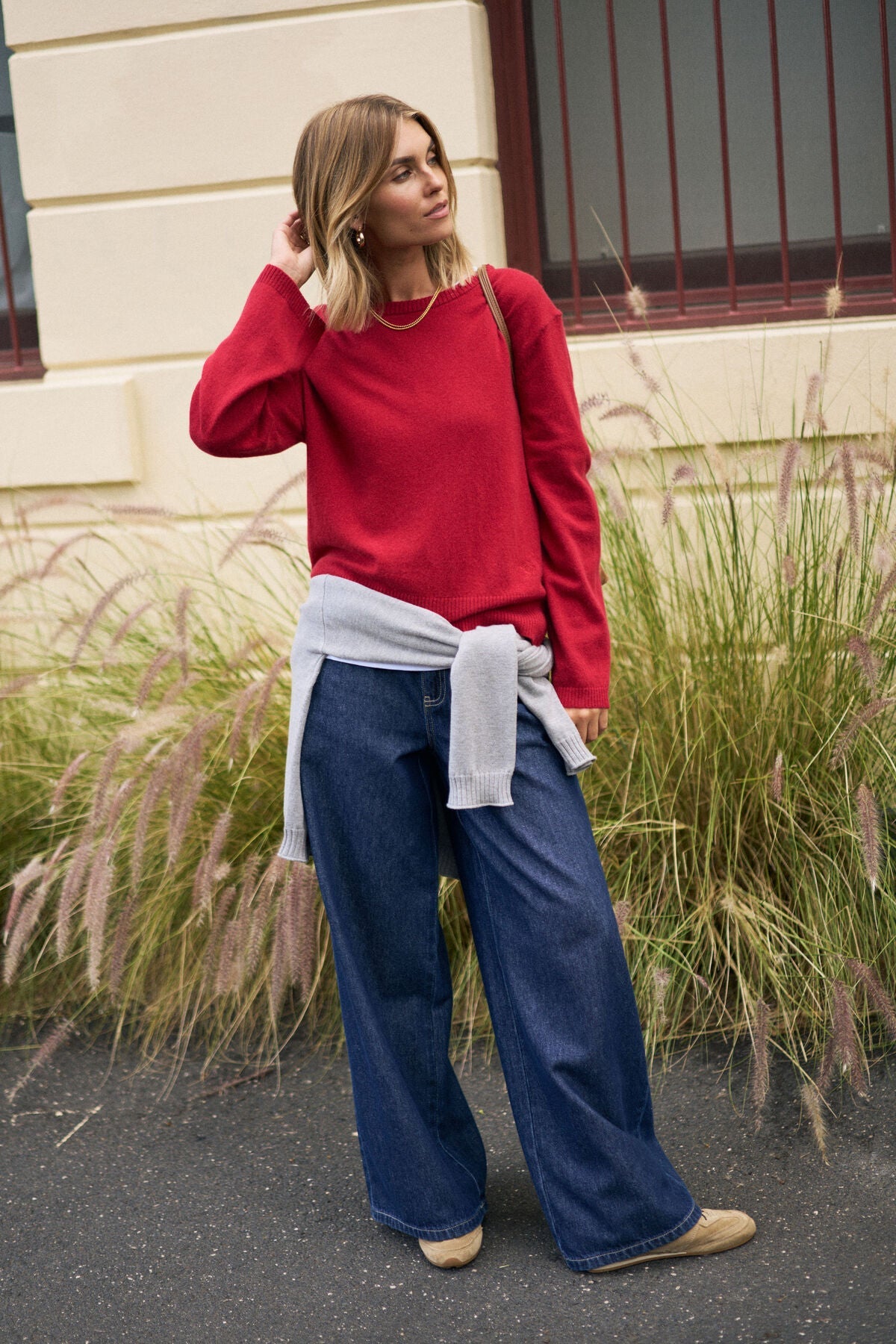 Buy Ceres - Ness Knit Pullover - Chilli by Ceres Life - at Hamish + Grace