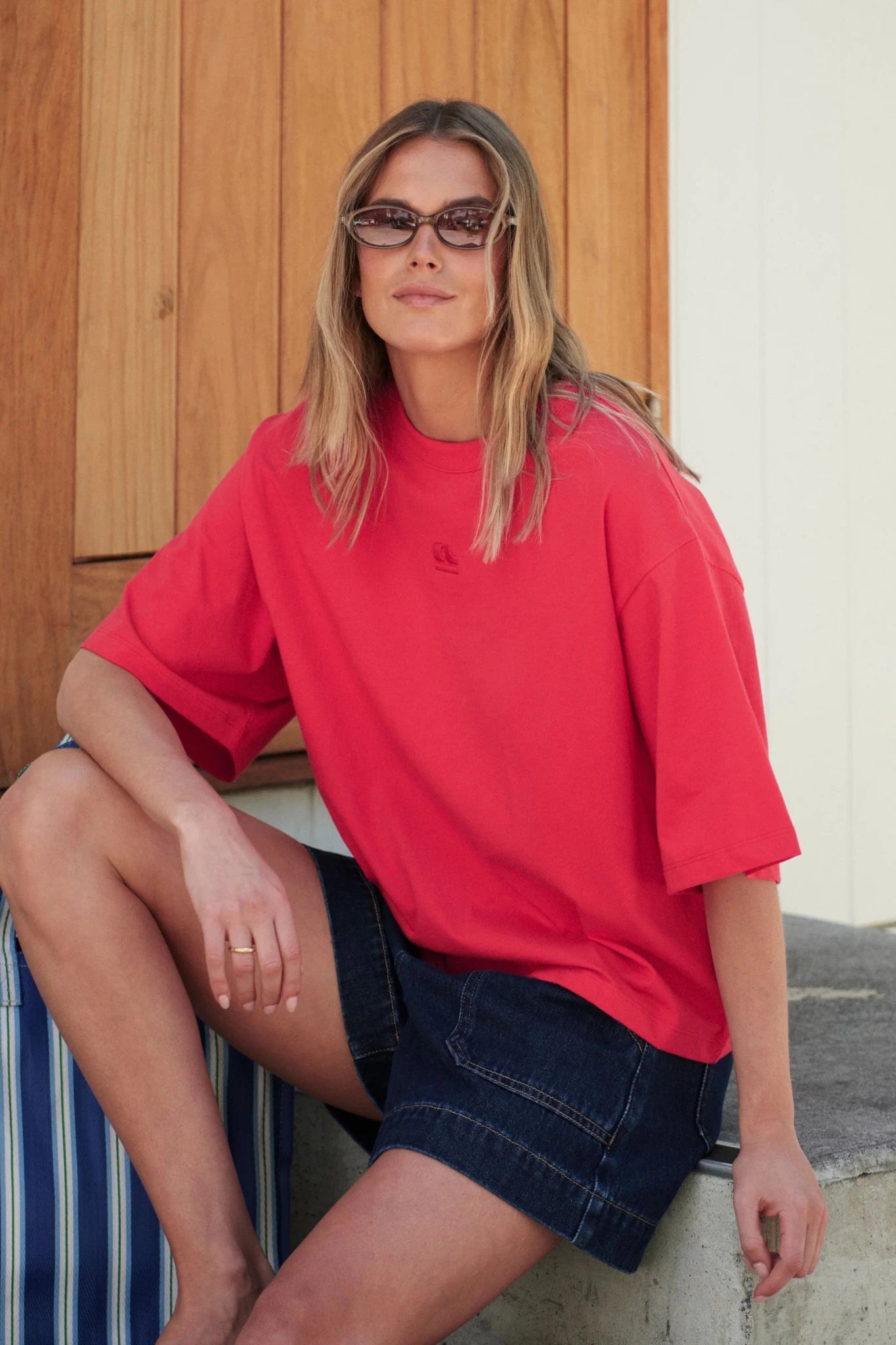 Buy Ceres - Phoebe Premium Tee - heritage red by Ceres Life - at Hamish + Grace