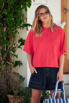 Buy Ceres - Phoebe Premium Tee - heritage red by Ceres Life - at Hamish + Grace