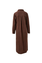 Buy Ceres - Rae Long Sleeve Midi Dress - Chocolate by Ceres Life - at Hamish + Grace