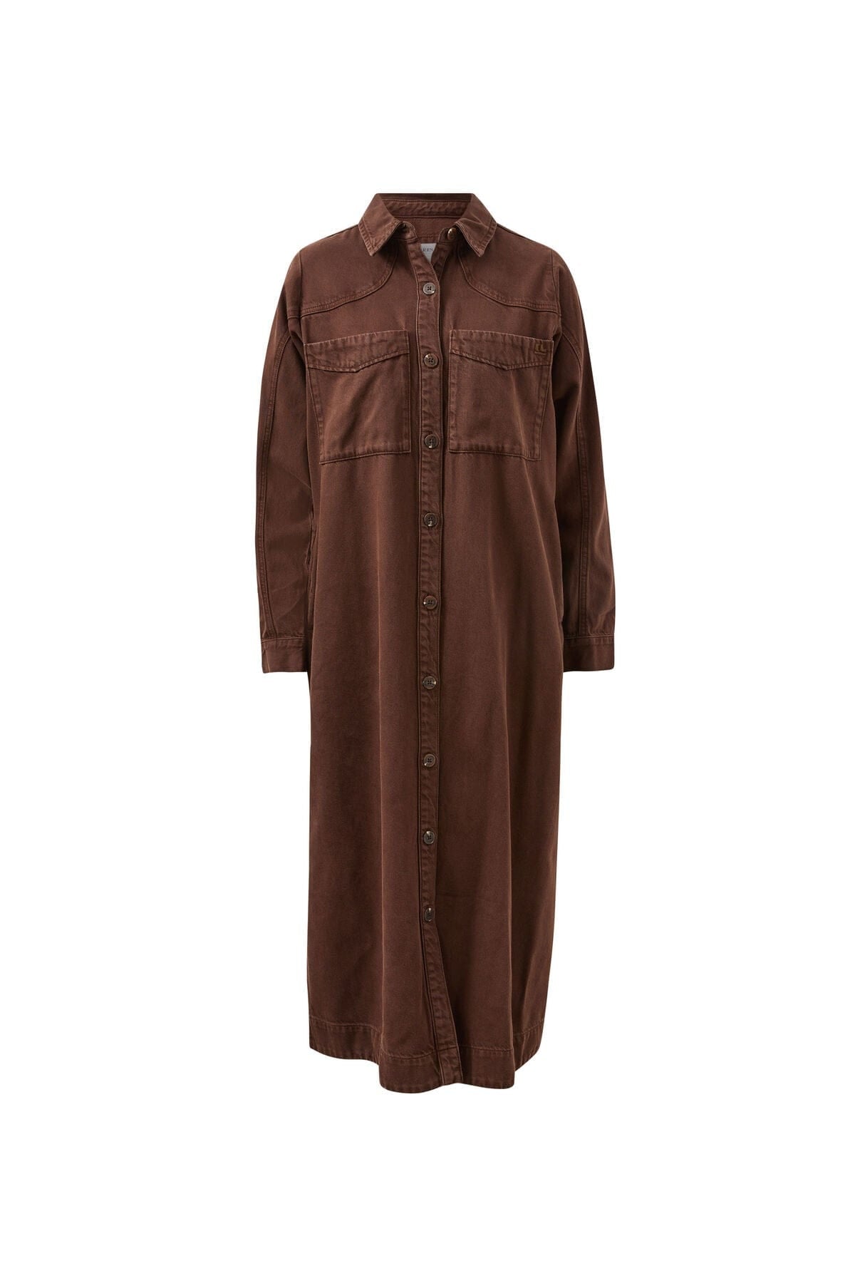Buy Ceres - Rae Long Sleeve Midi Dress - Chocolate by Ceres Life - at Hamish + Grace