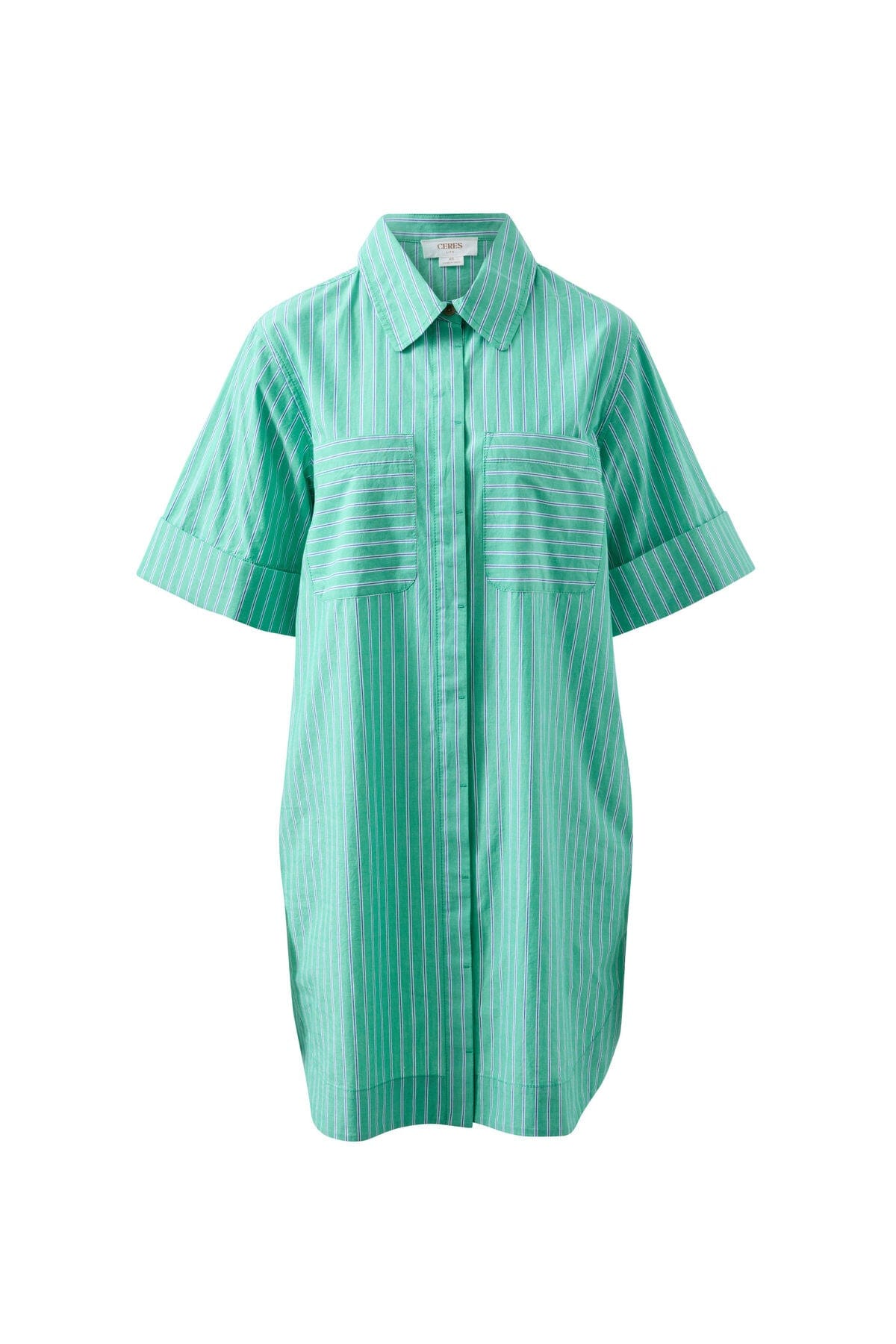 Buy Ceres - Sara Mini Shirt Dress by Ceres Life - at Hamish + Grace