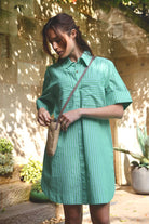 Buy Ceres - Sara Mini Shirt Dress by Ceres Life - at Hamish + Grace