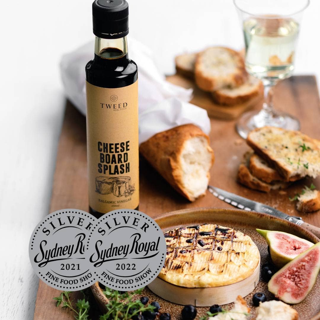 Buy Cheeseboard Splash Balsamic Vinegar by Tweed Real Food - at Hamish + Grace
