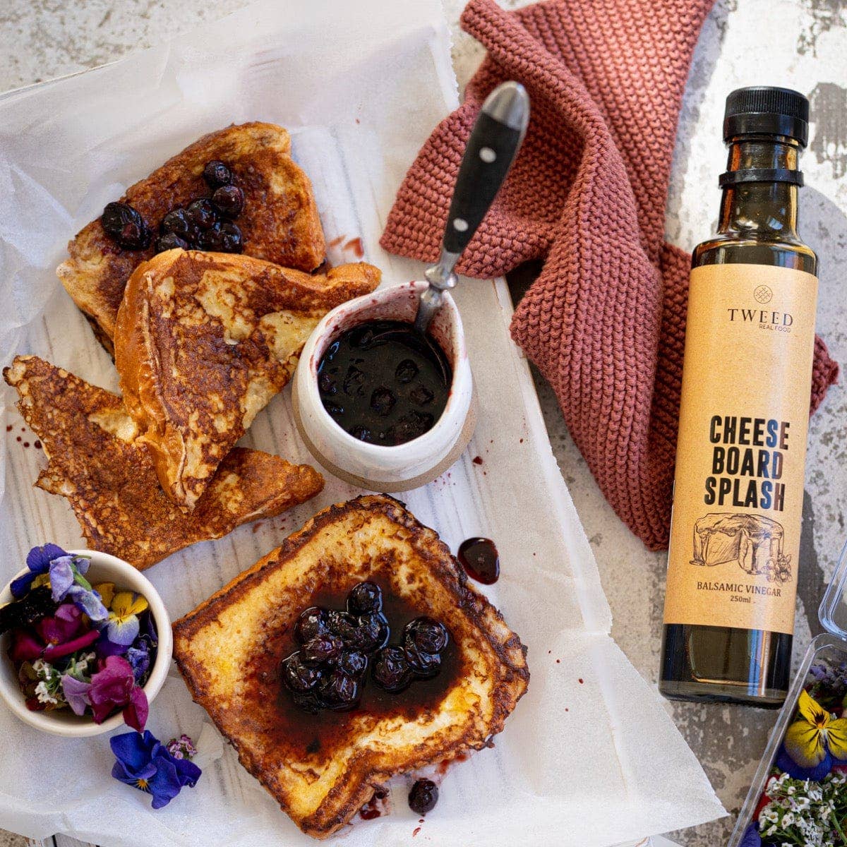 Buy Cheeseboard Splash Balsamic Vinegar by Tweed Real Food - at Hamish + Grace