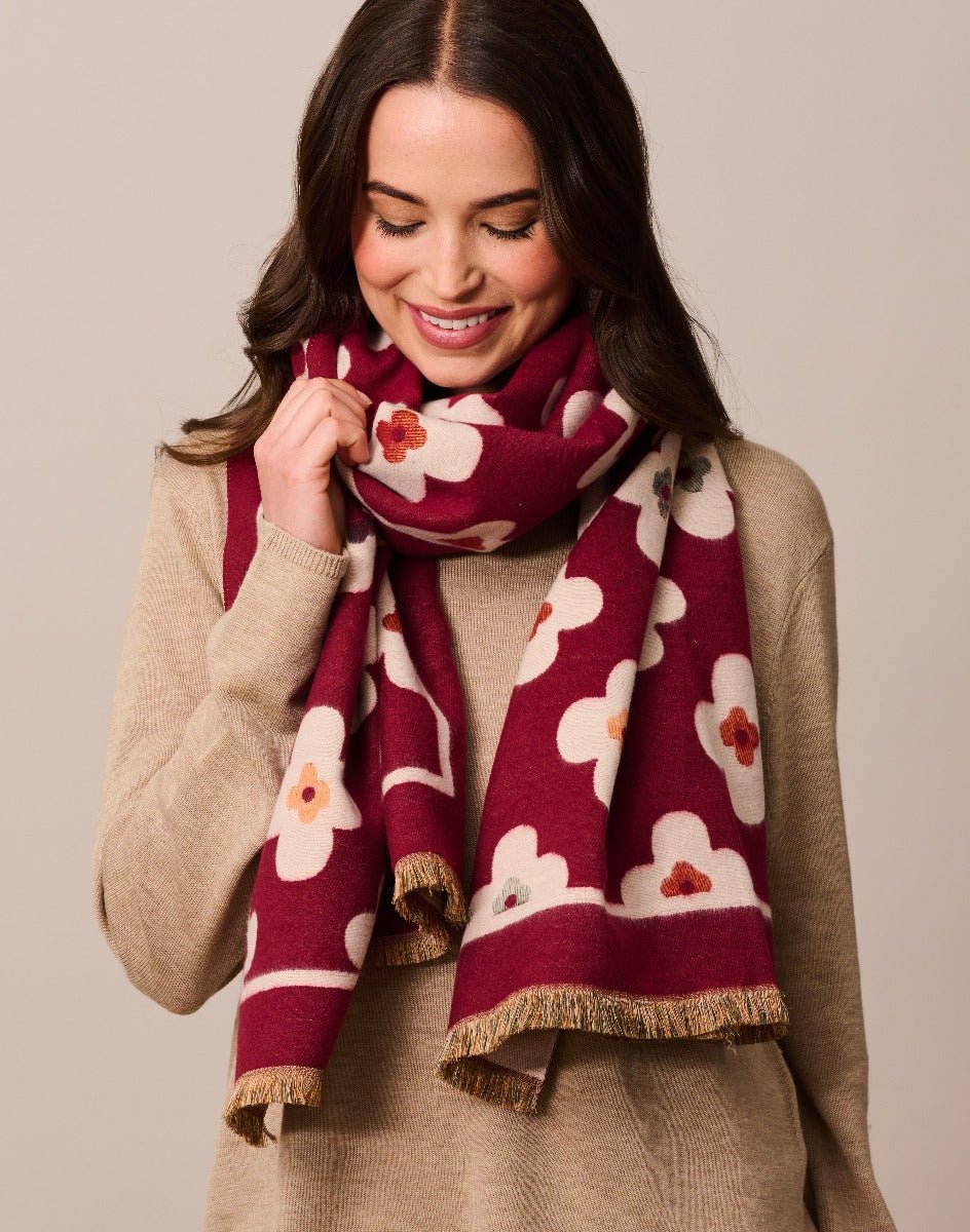 Buy Cherry Flower Scarf by Tiger Tree - at Hamish & Grace