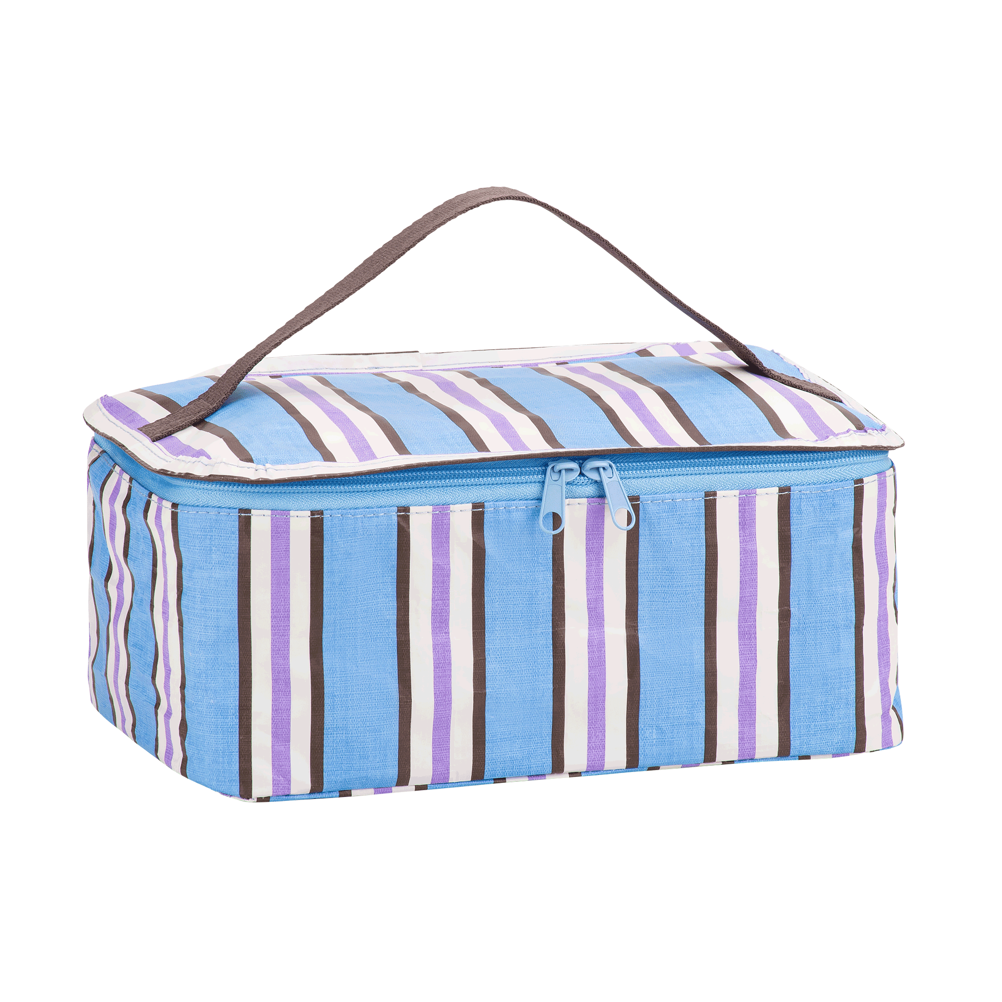 Buy Choc Blue Toiletry Stash Bag by Kollab - at Hamish + Grace