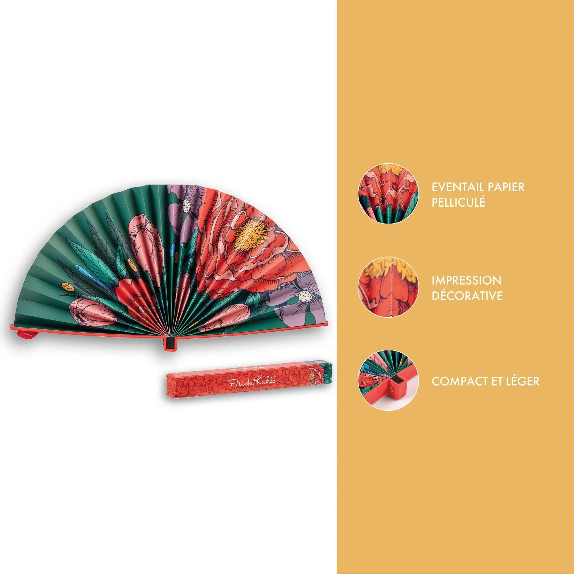 Buy Clairefontaine Frida Kahlo Fan by Carte Blanche - at Hamish + Grace