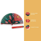 Buy Clairefontaine Frida Kahlo Fan by Carte Blanche - at Hamish + Grace