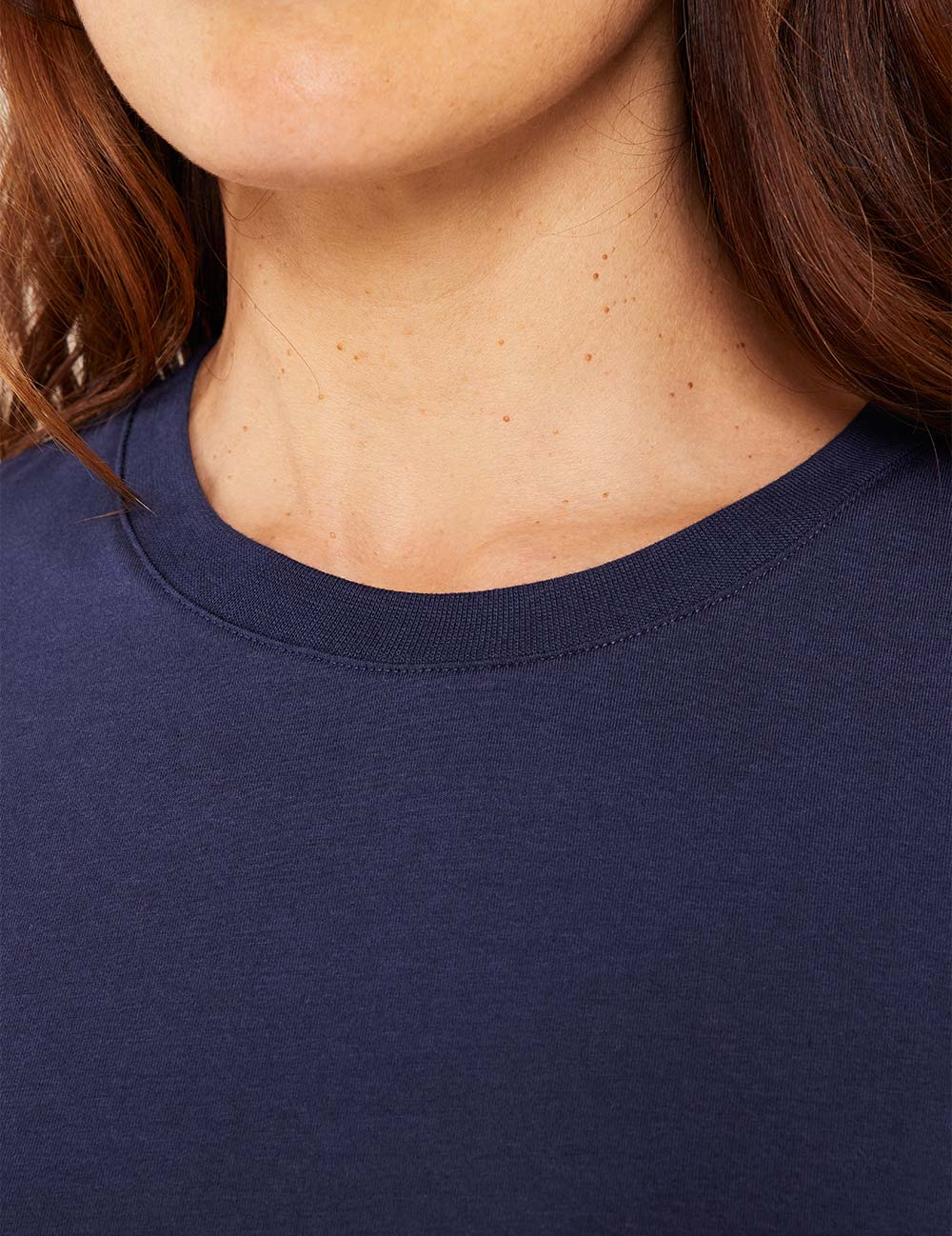 Buy Classic Crew Neck T-Shirt - Navy by Boody - at Hamish & Grace