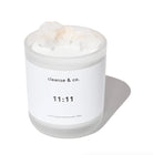 Buy Cleanse And Co - 11:11 Intention Crystal Candle 400g - Honeysuckle by Cleanse And Co - at Hamish & Grace