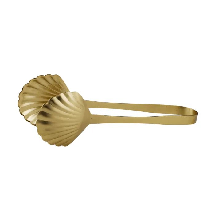 Buy Coast to Coast - Clam Stainless Steel Tongs 26cm Gold by Coast to Coast - at Hamish + Grace