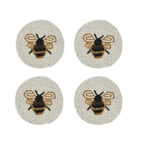Coast to Coast Homeware Coast To Coast - Bee Beaded Coaster Set of Four