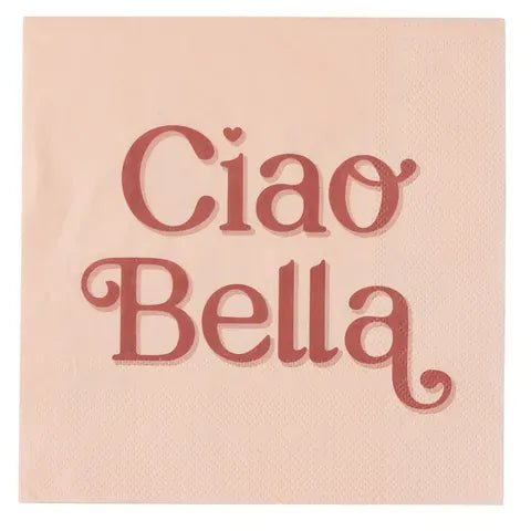 Coast to Coast Homeware Coast to Coast - Bella 20pk 3 Ply 33cm Napkin Nude