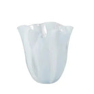 Coast to Coast Homeware Coast To Coast - Estuary Glass Vase 21x24.5cm Ivory/Blue