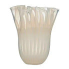 Coast to Coast Homeware Coast To Coast - Francine Glass Vase 23x28cm Clear/Ivory