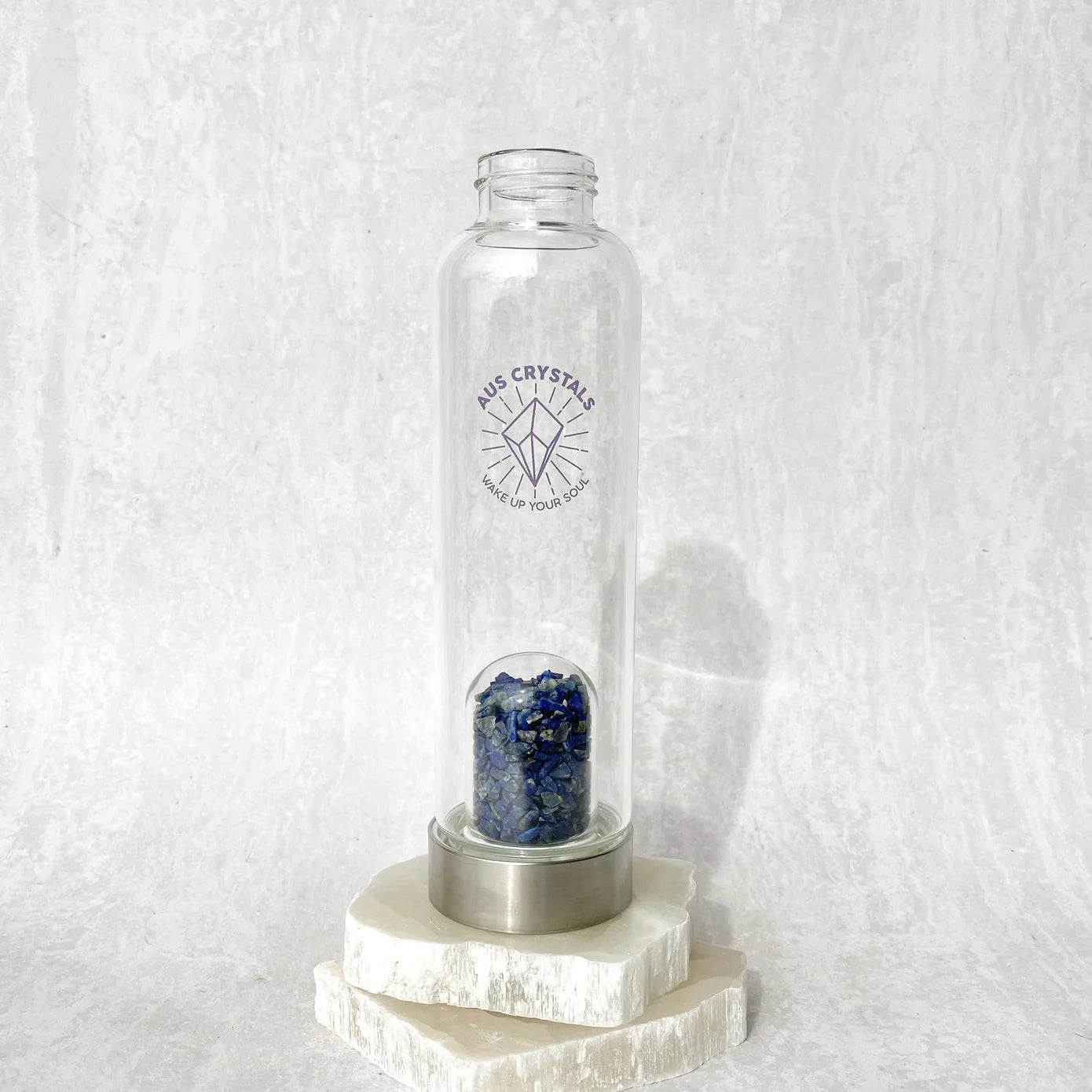 Buy Crystal Infused Water Bottles - Lapis Lazuli by Aus Crystals - at Hamish & Grace