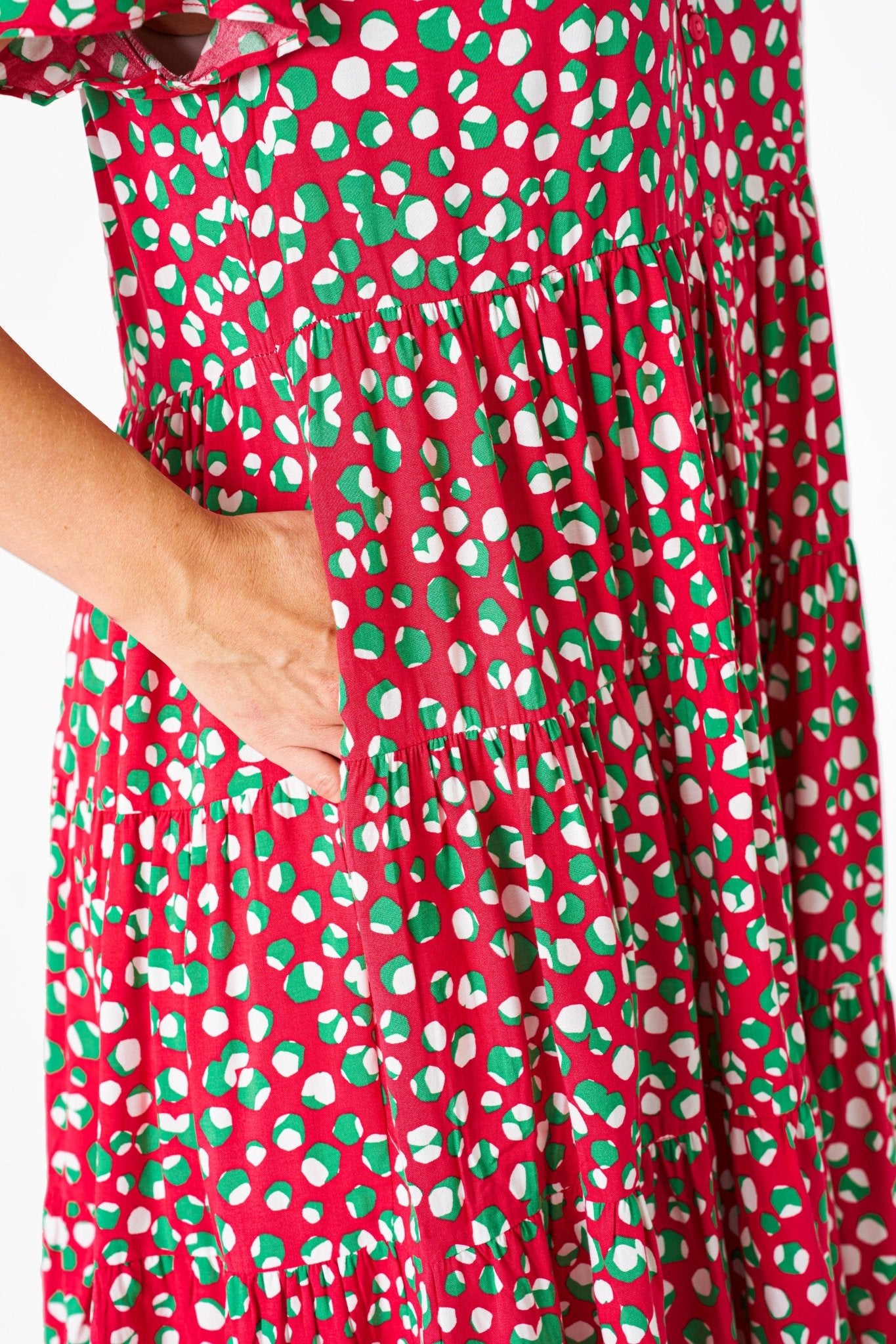 Buy Dotty Tiered Dress by Boho Australia - at Hamish & Grace