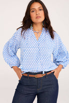 Buy Ella & Sunday - Carey Top Azure Spot by ella & sunday - at Hamish + Grace