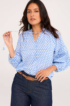 Buy Ella & Sunday - Carey Top Azure Spot by ella & sunday - at Hamish + Grace